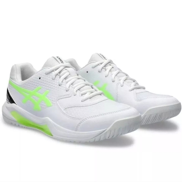 Asics Other - Asics Gel Dedicate 8 Pickleball Mens Size 14 Shoes White/Lime Burst 1041A409-101